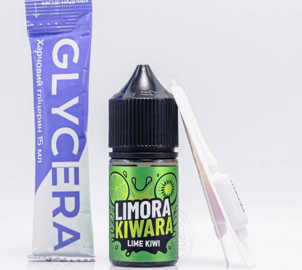 Рідина 3Ger LAUD Salt Limora Kiwara 30ml 50mg зі смаком лайму та ківі (набір компонентів)