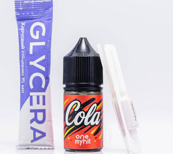 Рідина 3Ger One My Hit Salt Cola 30ml 50mg зі смаком коли (набір компонентів)