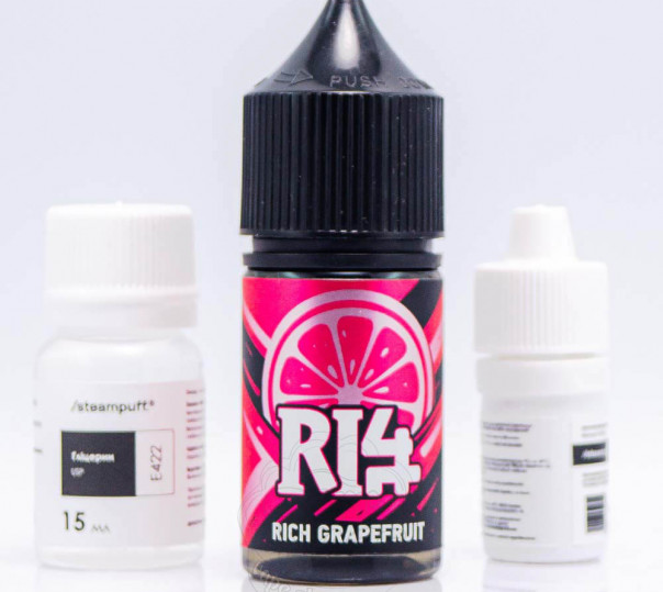 Рідина 3Ger RI4 Salt Rich Grapefruit 30ml 50mg зі смаком грейпфрута (набір компонентів)