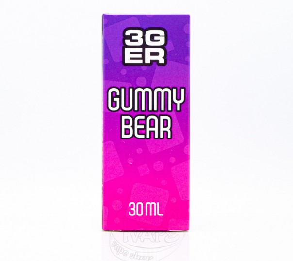 Рідина 3Ger Salt Gummy Bear 30ml 50mg зі смаком желейних ведмедиків (набір компонентів)