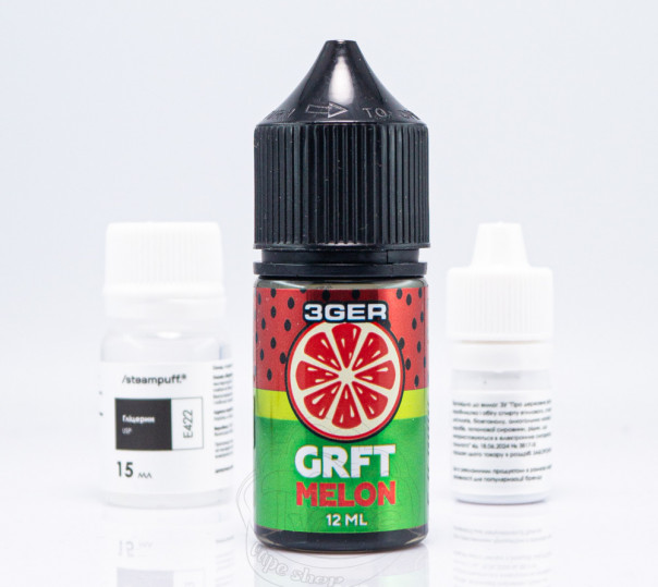 Набір для приготування рідини 3Ger Salt Grapefruit Melon 30ml 50mg зі смаком грейпфрута з кавуном (набір компонентів)