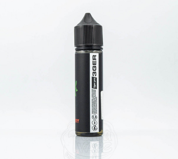 Рідина 3Ger Organic Strawberry Mint 60ml 3mg на органічному нікотині зі смаком полуниці з м'ятою