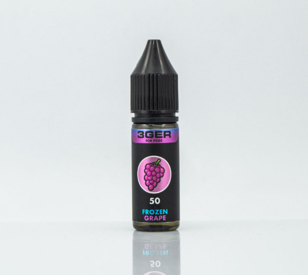 Жидкость 3Ger Salt Frozen Grape 15ml 50mg на солевом никотине со вкусом винограда с холодком