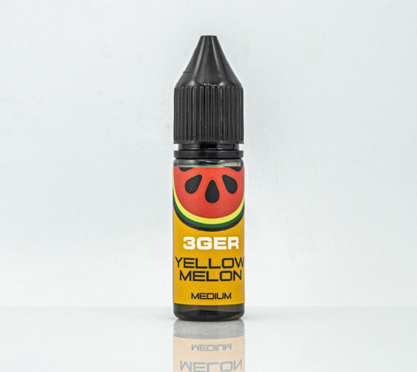 Жидкость 3Ger Salt Yellow Melon 15ml 50mg на солевом никотине со вкусом дыни и арбуза