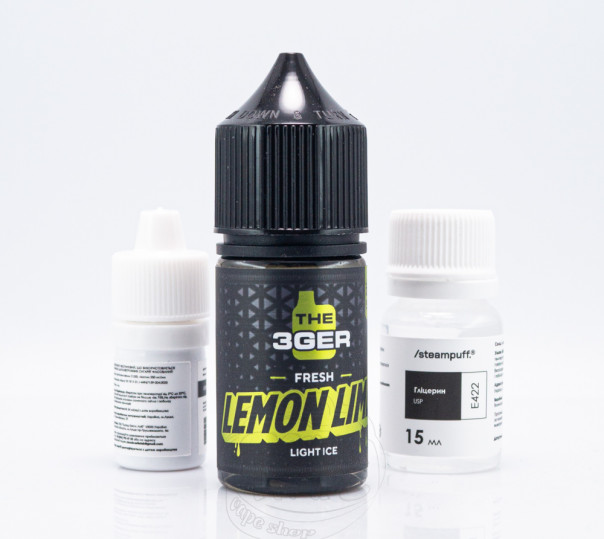 Рідина The 3Ger New Salt Fresh Lemon Lime 30ml 50mg зі смаком лимона та лайма (набір компонентів)