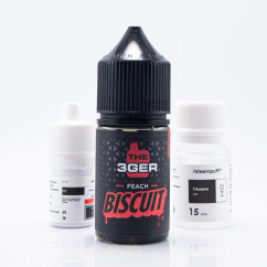 The 3Ger New Salt Peach Biscuit 30ml 50mg Рідина