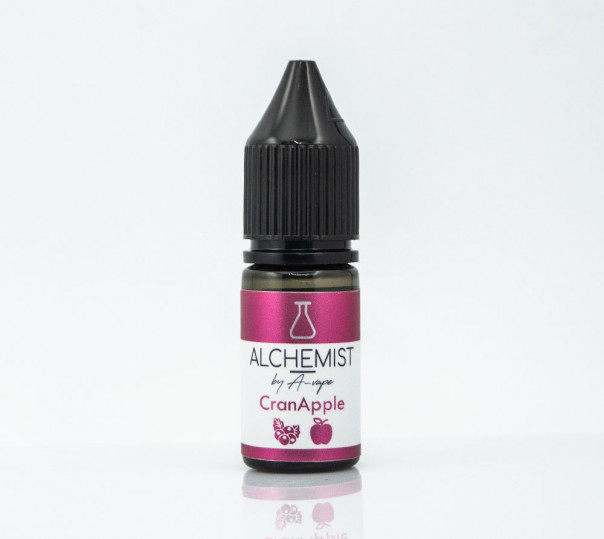 Рідина Alchemist Salt CranApple 10ml 50mg на сольовому нікотині зі смаком яблука і журавлини
