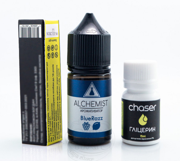 Рідина Alchemist Salt BlueRazz 30ml 50mg зі смаком блакитної малини (набір компонентів)