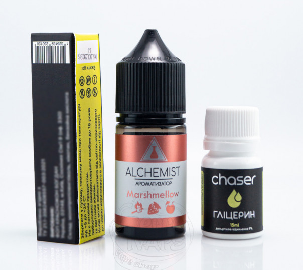 Рідина Alchemist Salt Marshmellow 30ml 50mg зі смаком маршмеллоу (набір компонентів)