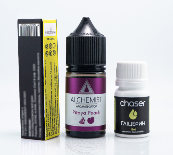 Жидкость Alchemist Salt Pitaya Peach 30ml 50mg со вкусом питайи и персика (набор компонентов)