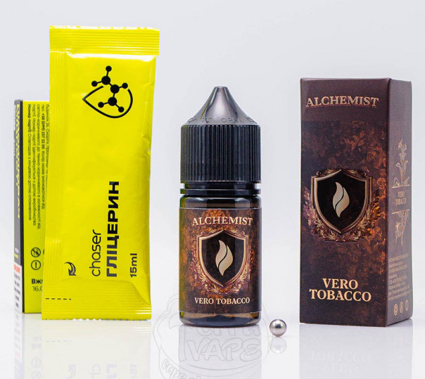 Жидкость Alchemist Salt Vero Tobacco 30ml 50mg со вкусом табачки (набор компонентов)
