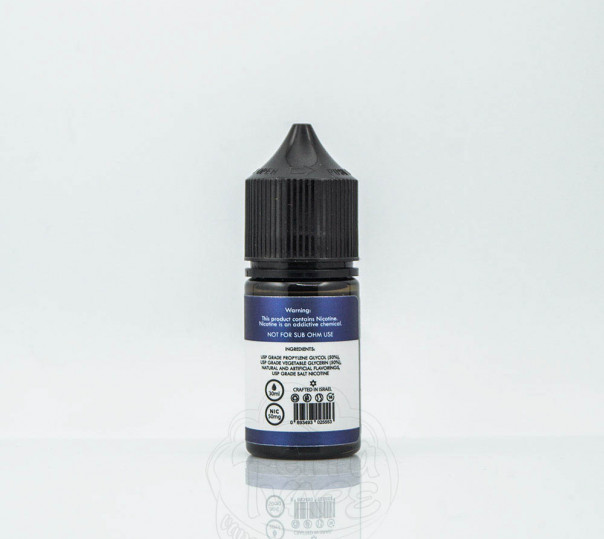 Рідина Alchemist Salt BlueRazz 30ml 35mg на сольовому нікотині зі смаком блакитної малини