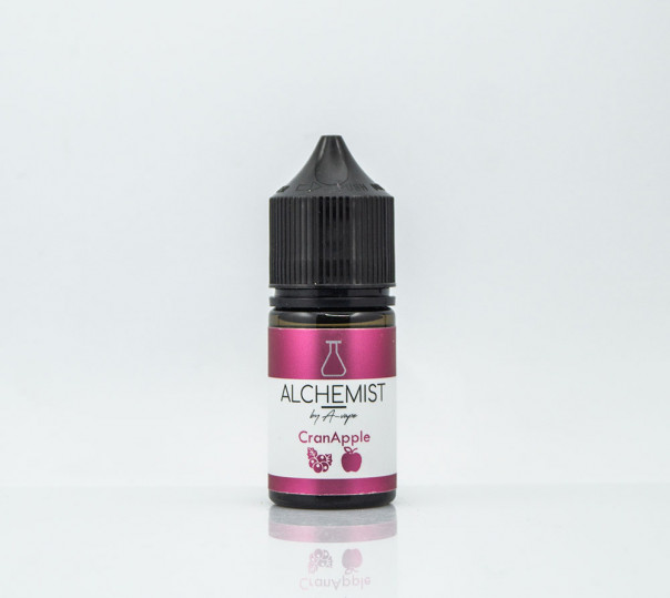 Рідина Alchemist Salt CranApple 30ml 35mg на сольовому нікотині зі смаком яблука і журавлини