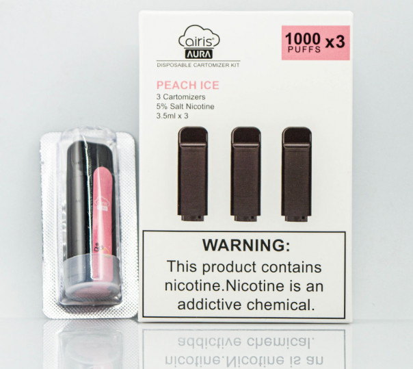 Картридж для Airis Aura - Peach Ice (Персик з холодком) 1000 затяжок