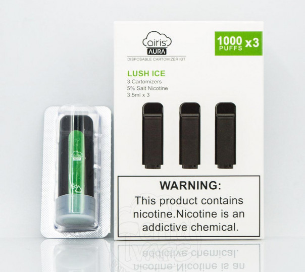 Картридж для Airis Aura - Lush Ice (Кавун з холодком) 1000 затяжок