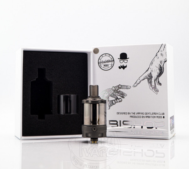 Ambition Mods Bishop MTL RTA 4ml Обслуживаемый бак Ambition Mods Bishop MTL RTA 4ml Обслуживаемый бак