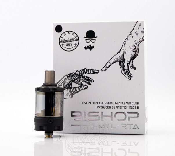 Ambition Mods Bishop MTL RTA 4ml Обслуживаемый бак Ambition Mods Bishop MTL RTA 4ml Обслуживаемый бак