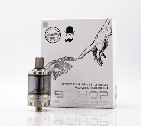 Ambition Mods Bishop MTL RTA 4ml Обслуживаемый бак Ambition Mods Bishop MTL RTA 4ml Обслуживаемый бак