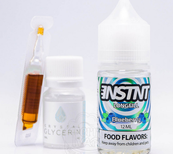 Жидкость INSTNT Salt Blueberry 30ml 50mg со вкусом черники (набор компонентов)