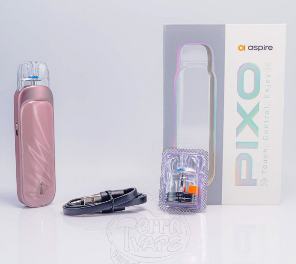 Aspire Pixo Pod Kit 1100mAh Pink Багаторазова POD система Aspire Pixo Pod Kit 1100mAh Pink Багаторазова POD система