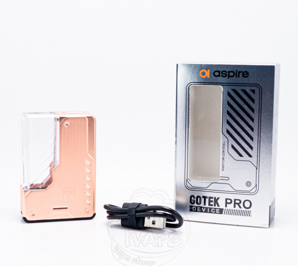 Aspire GoTek Pro Device 1500mAh Багаторазова POD система (БЕЗ КАРТРИДЖУ) Aspire GoTek Pro Device 1500mAh Багаторазова POD система (БЕЗ КАРТРИДЖУ)