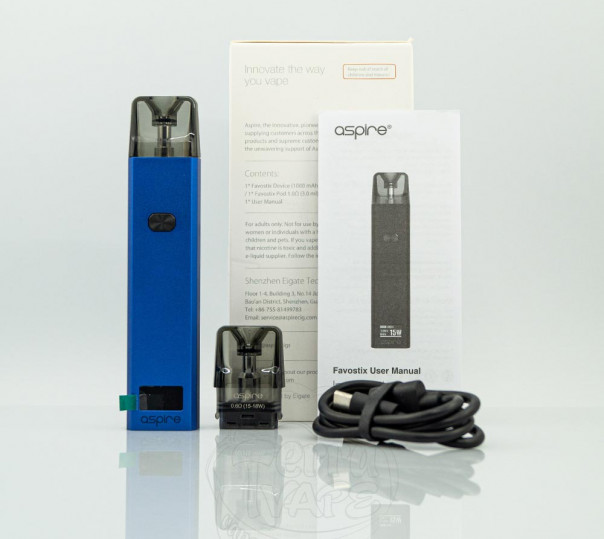 Aspire Favostix Pod Kit 1000mAh Багаторазова POD система