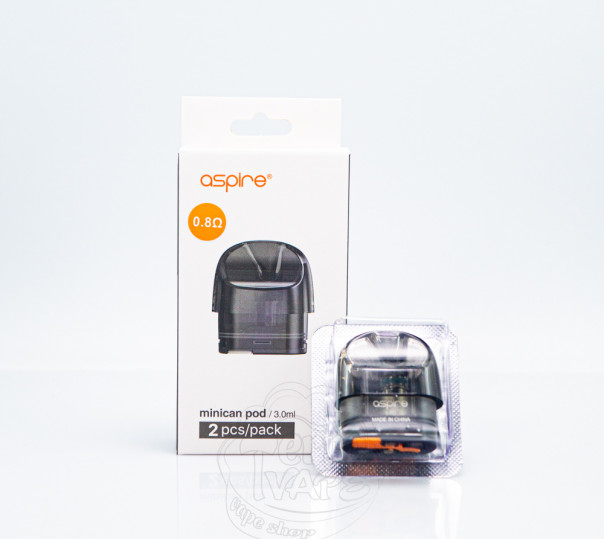 Картридж Aspire Minican Pod Cartridge для багаторазової POD системи Minican, 2, Plus, 3, 3 Pro, 4, 4 Plus