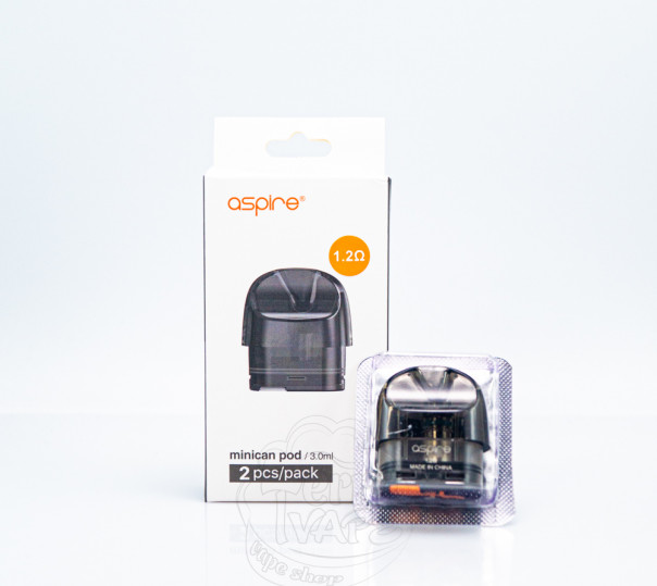 Картридж Aspire Minican Pod Cartridge для багаторазової POD системи Minican, 2, Plus, 3, 3 Pro, 4, 4 Plus