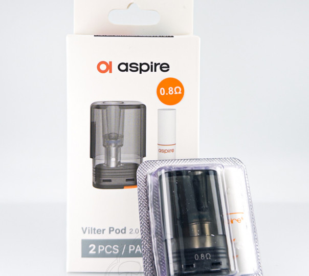 Картридж Aspire Vilter Pod 2ml 0.8 Ом для багаторазової POD системи Vilter/ 2/ S/Fun Pod