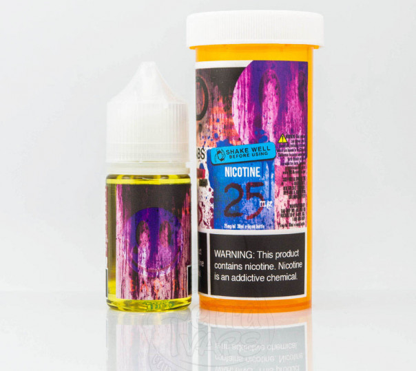 Рідина Bad Drip Salt Bad Blood 30ml 45mg на сольовому нікотині зі смаком чорниці та граната