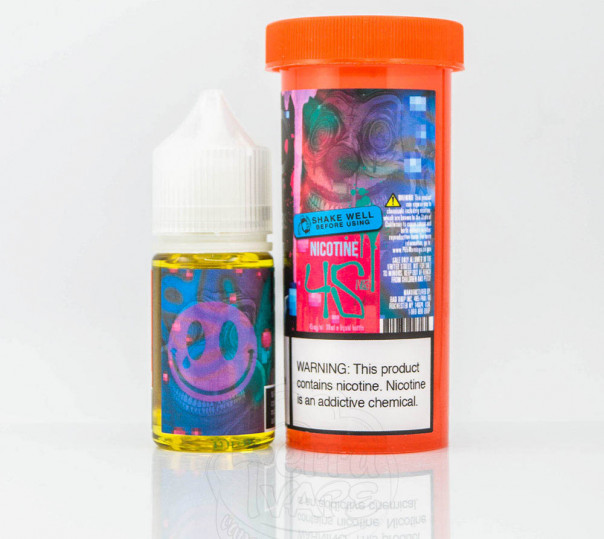 Рідина Bad Drip Salt Pennywise Iced Out 30ml 45mg на сольовому нікотині зі смаком кавуново-полуничної жуйки з ментолом