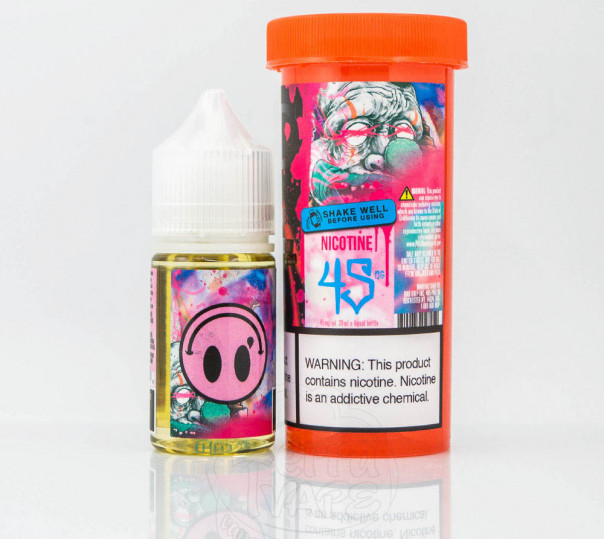 Рідина Bad Drip Salt Sweet Tooth 30ml 45mg на сольовому нікотині зі смаком малинової цукрової вати Рідина Bad Drip Salt Sweet Tooth 30ml 45mg на сольовому нікотині зі смаком малинової цукрової вати