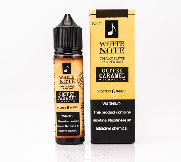 Рідина White Note Organic Coffee Caramel 60ml 6mg на органічному нікотині