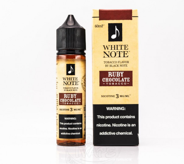 Рідина White Note Organic Ruby Chocolate 60ml 3mg на органічному нікотині