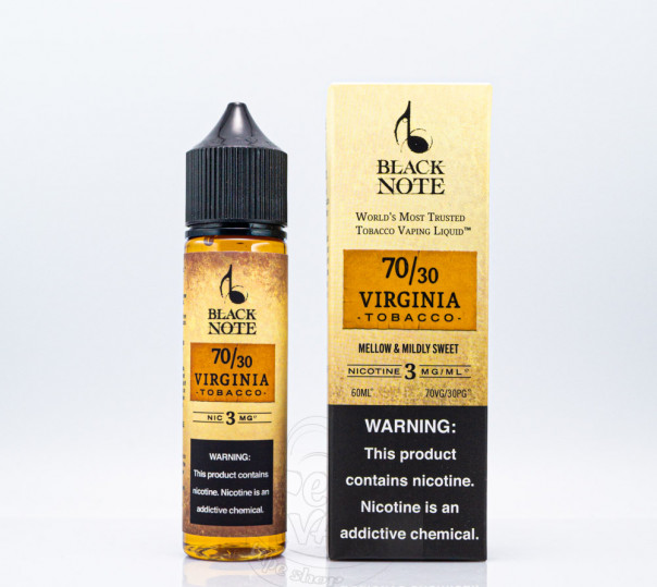 Рідина Black Note Organic Virginia 60ml 6mg на органічному нікотині