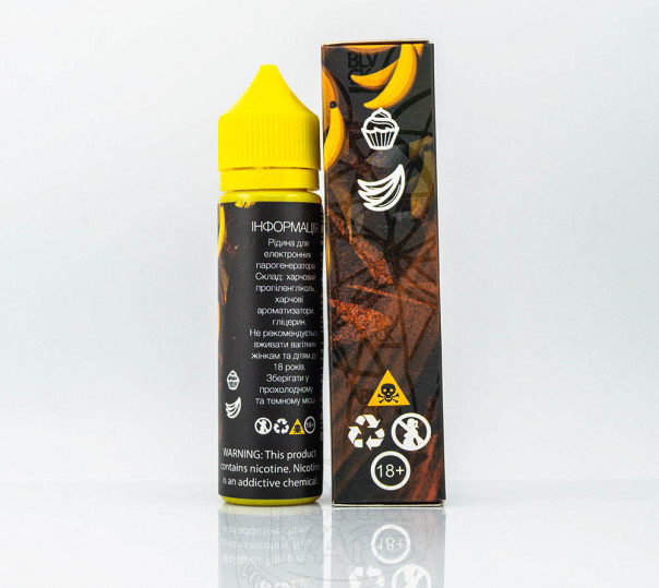 Жидкость Black Triangle Organic Banana Cake 60ml 1.5mg на органическом никотине со вкусом бананового пирога Жидкость Black Triangle Organic Banana Cake 60ml 1.5mg на органическом никотине со вкусом бананового пирога