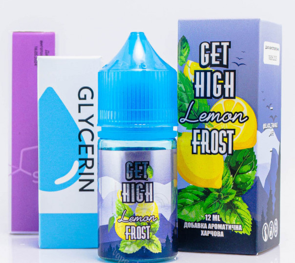 Жидкость Get High Salt Lemon Frost 30ml 30mg со вкусом лимона и мяты (набор компонентов)
