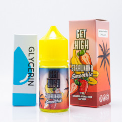 Get High Salt Strawnana Smoothie 30ml 50mg Рідина