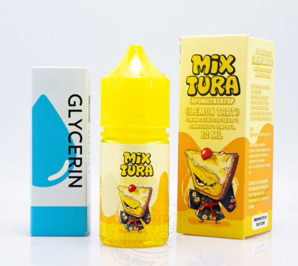 Рідина Mixtura Salt Lemon Tart 30ml 50mg зі смаком лимонного пирога (набір компонентів)
