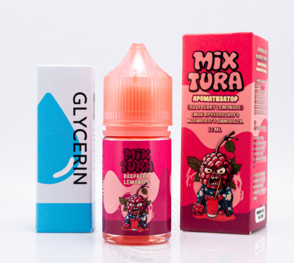 Рідина Mixtura Salt Raspberry Lemonade 30ml 30mg зі смаком малинового лимонаду (набір компонентів)