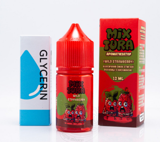 Рідина Mixtura Salt Wild Strawberry 30ml 50mg зі смаком суниці (набір компонентів)