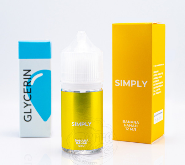 Жидкость Simply Salt Banana 30ml 30mg со вкусом банана (набор компонентов)