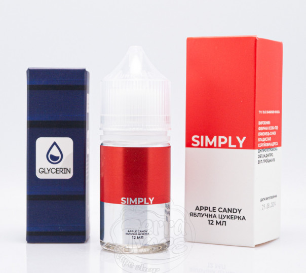 Рідина Simply Salt Apple Candy 30ml 50mg зі смаком яблучних цукерок (набір компонентів)