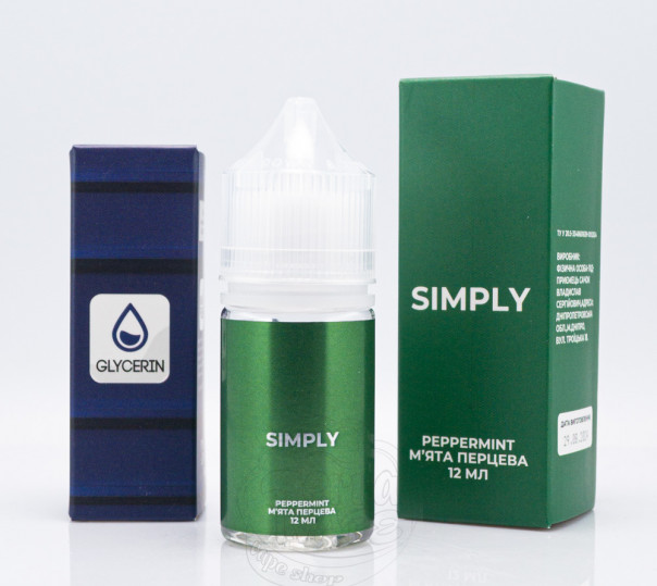 Рідина Simply Salt Peppermint 30ml 50mg зі смаком перцевої м'яти (набір компонентів)