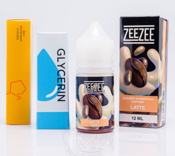 Рідина ZeeZee Salt Latte 30ml 50mg зі смаком Лате (набір компонентів)