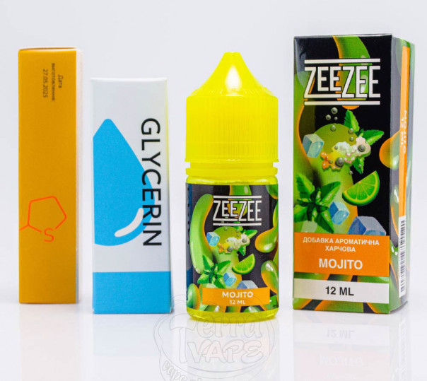 Жидкость ZeeZee Salt Mojito 30ml 50mg со вкусом Мохито (набор компонентов)