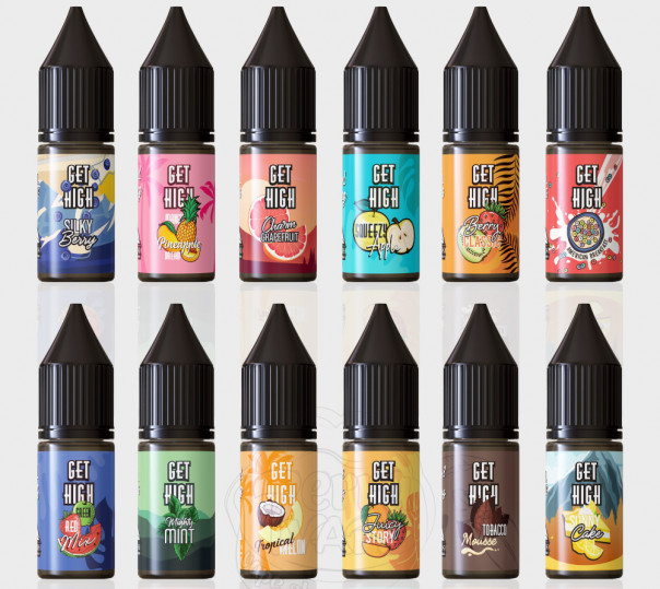 Рідина Get High Salt 10ml на сольовому нікотині Рідина Get High Salt 10ml на сольовому нікотині
