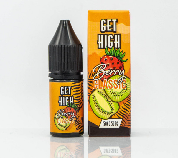 Рідина Get High Salt Berry Classic 10ml 50mg на сольовому нікотині зі смаком полуниці та ківі