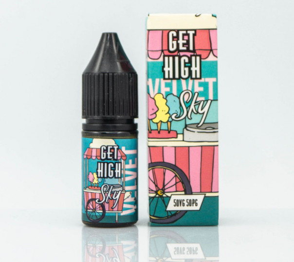 Жидкость Get High Salt Velvet Sky 10ml 50mg на солевом никотине со вкусом сахарной ваты