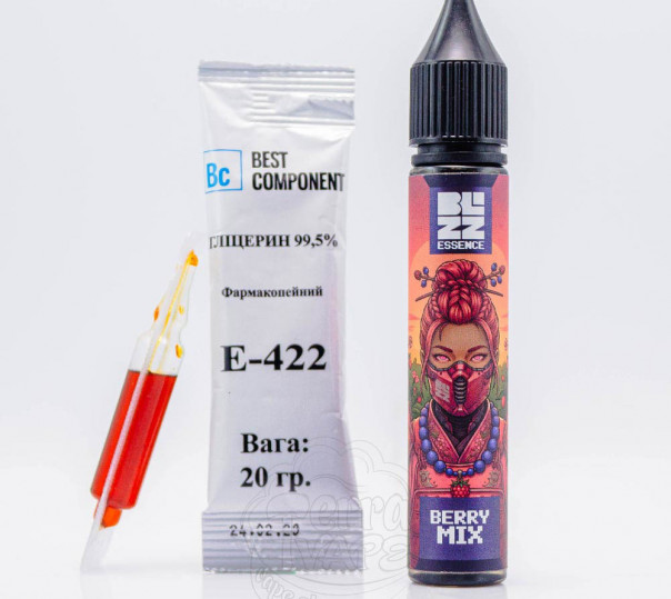Жидкость Blizz Essence Salt Berry Mix 30ml 25mg со вкусом лесных ягод (набор компонентов)
